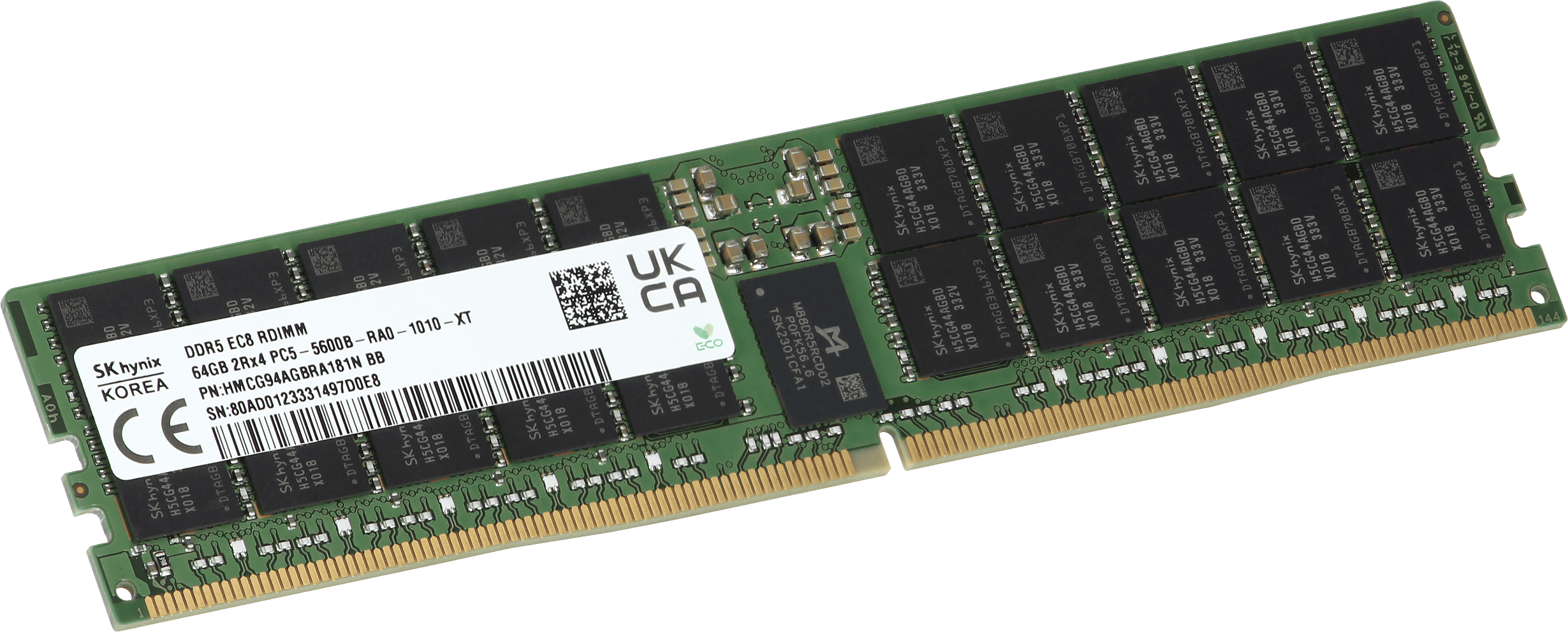Dell 8GB DDR4 RDIMM memory module, (J2GTD-RFB) thumbnail