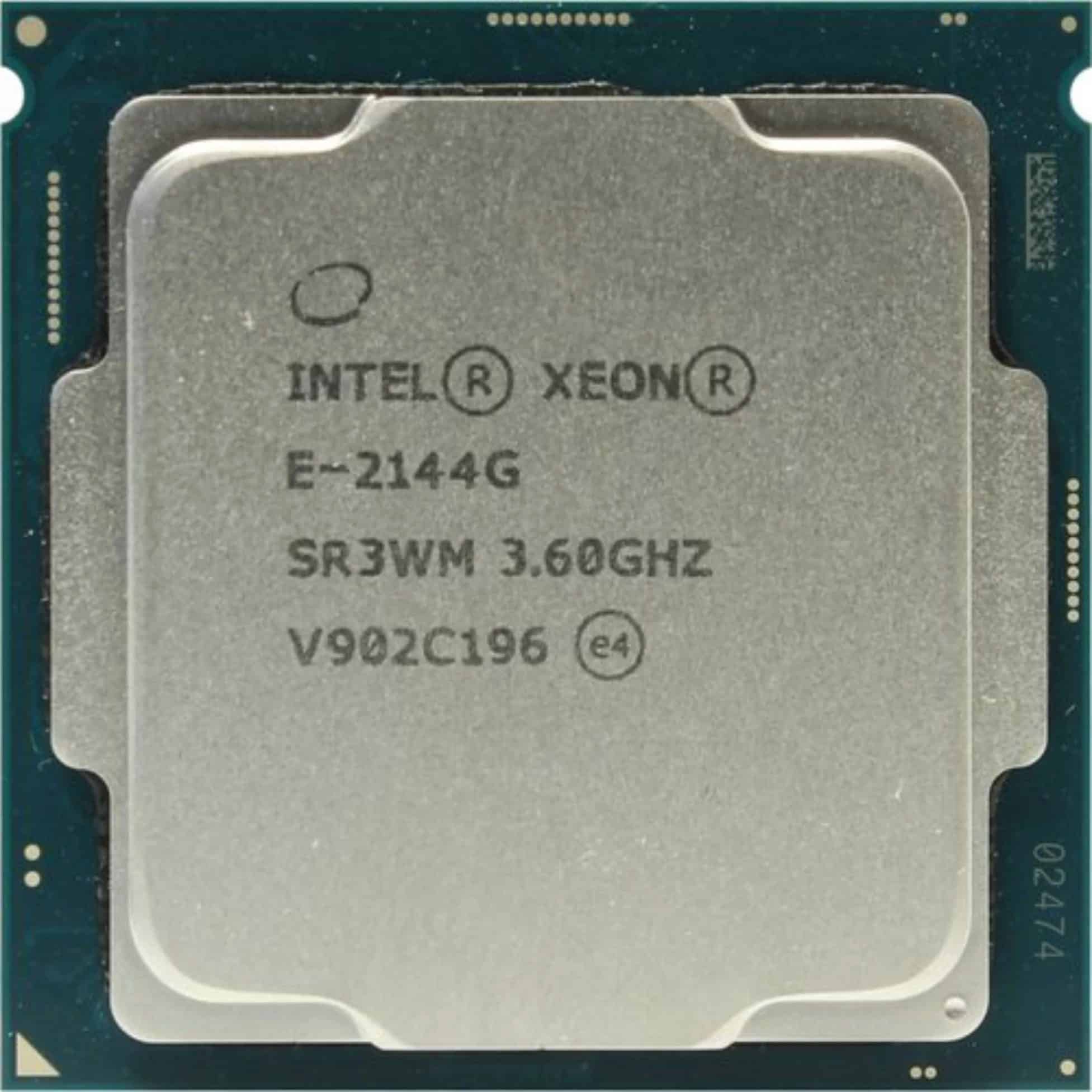 INTEL XEON 4 CORE CPU E-2144G 8MB 3.60GHZ (SR3WM) thumbnail