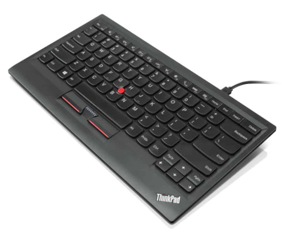 Lenovo ThinkPad Compact toetsenbord Universeel USB QWERTY Amerikaans Engels Zwart (0B47190) thumbnail