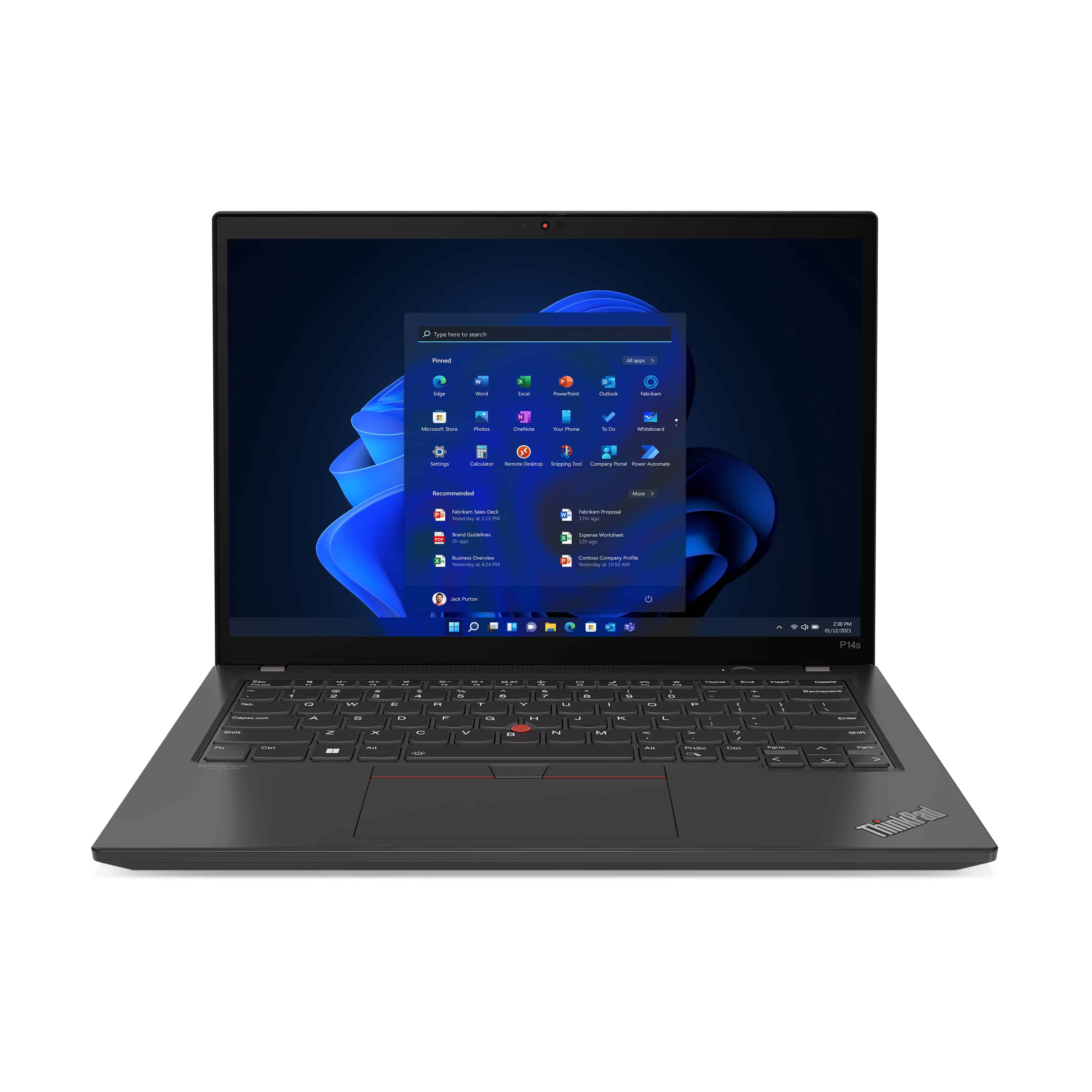 Lenovo ThinkPad P14s Gen 4 (Intel) Intel® Core™ i5 i5-1340P Mobiel werkstation 35,6 cm (14") 2.8K 16 GB DDR5-SDRAM 512 GB SSD Wi-Fi 6E (802.11ax) Windows 11 Pro Duits Zwart (21HF006EGE) thumbnail