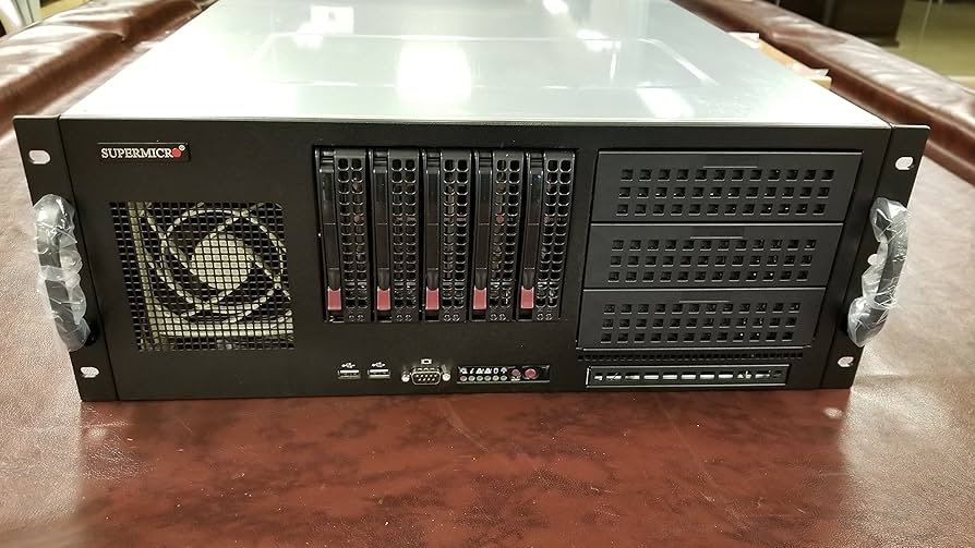 Super Micro 4HE SUPERMICRO SC842XTQ-R606B black 4HE (CSE-842XTQ-R606B) thumbnail