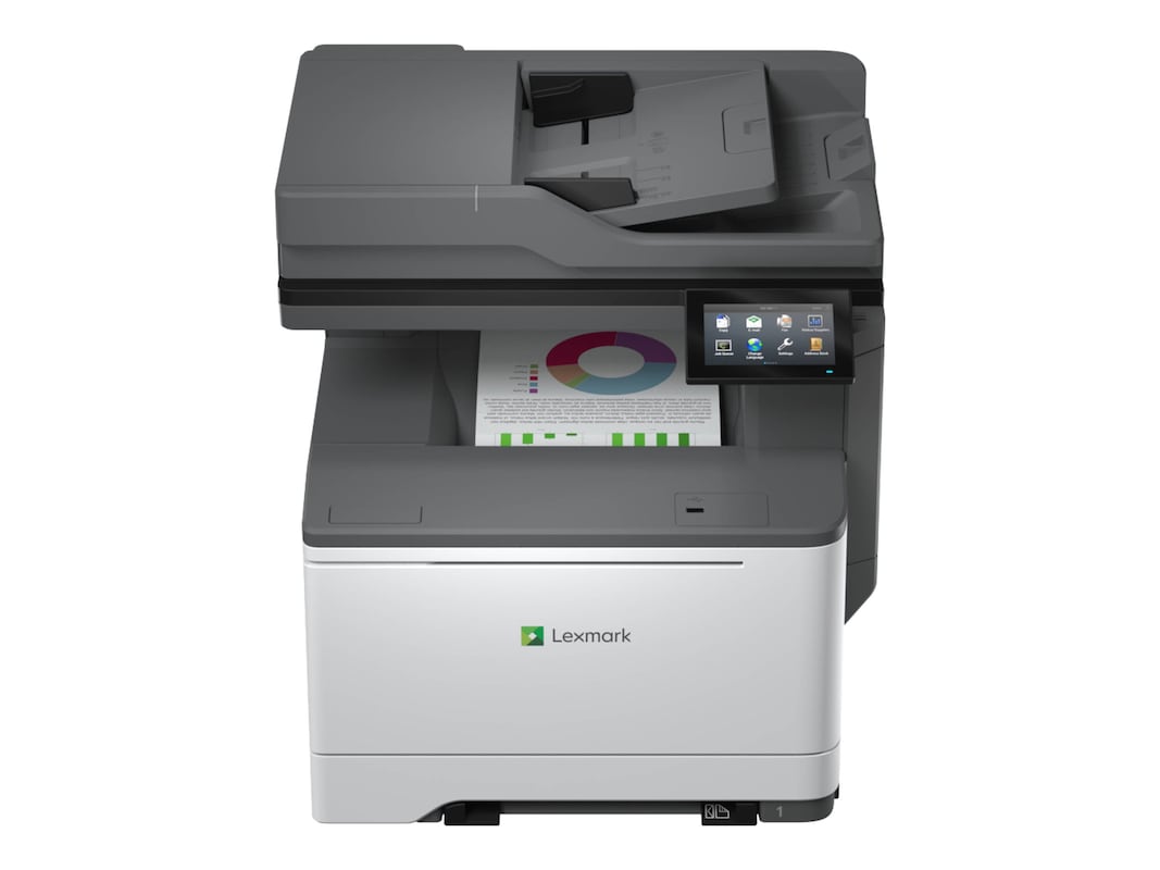 Lexmark CX532adwe 50M7040 Laser Printer - Color - Print / Copy / Scan / Fax - 35 PPM - 1200 dpi - Duplex - Medium Workgroup - 4. (50M7040) thumbnail