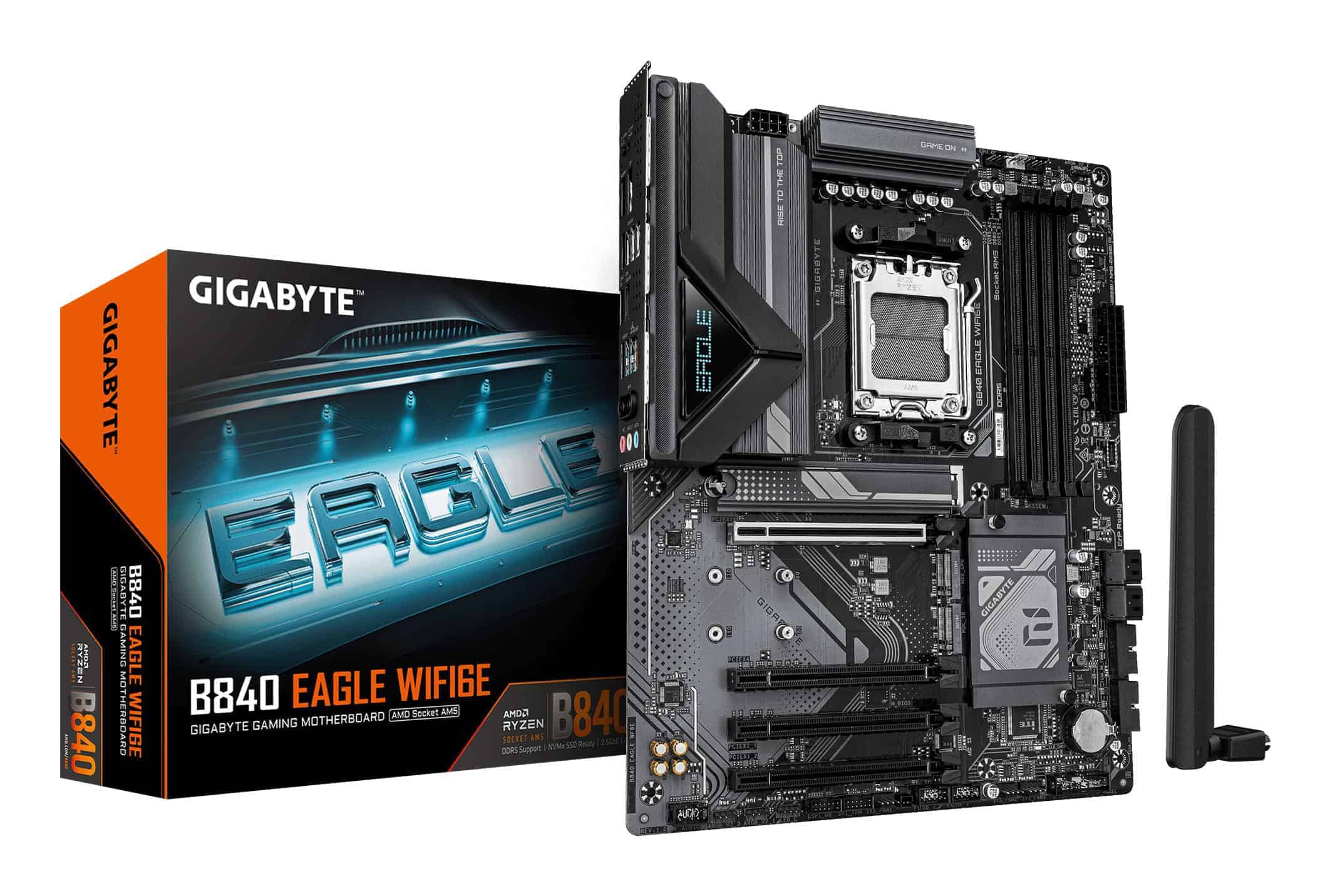 GIGABYTE B840 EAGLE WIFI6E AMD B840 Socket AM5 ATX (B840 EAGLE WF6E) thumbnail