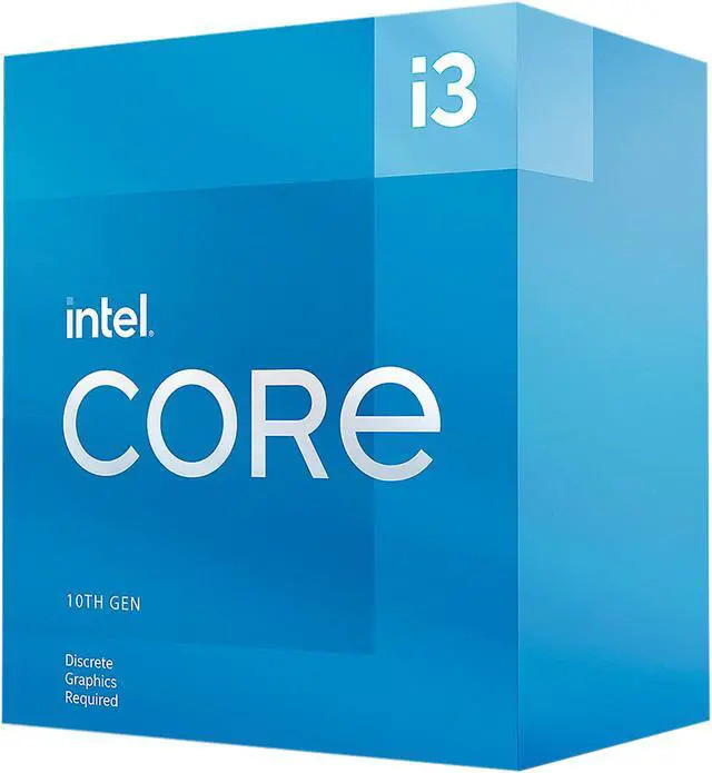 Intel CPU Core I3-10105F 3.7GHz Quad-Core LGA1200 PIB - with Cooler (BX8070110105F) thumbnail