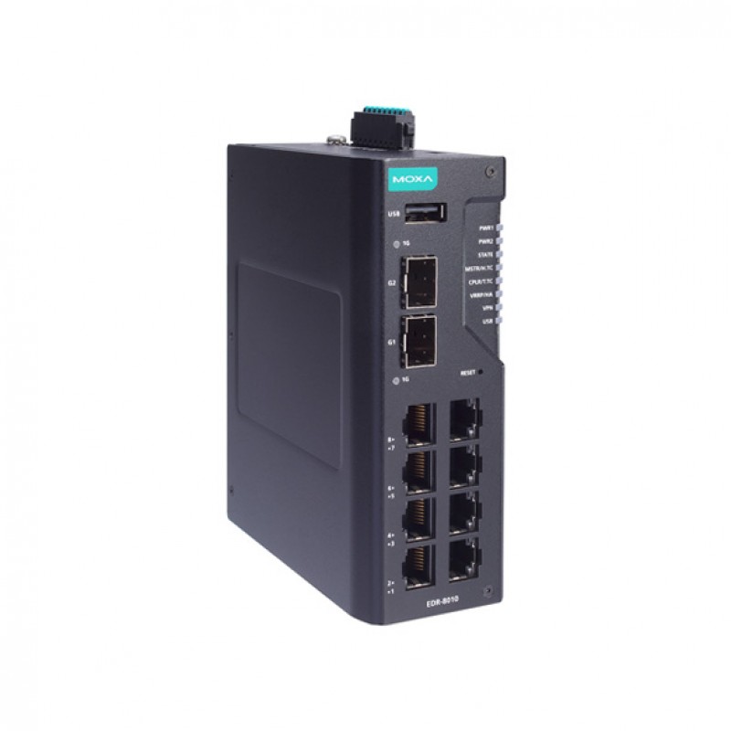 Moxa EDR-810 Kabelrouter Schnelles Ethernet Schwarz (EDR-810-2GSFP) (EDR-810-2GSFP) thumbnail