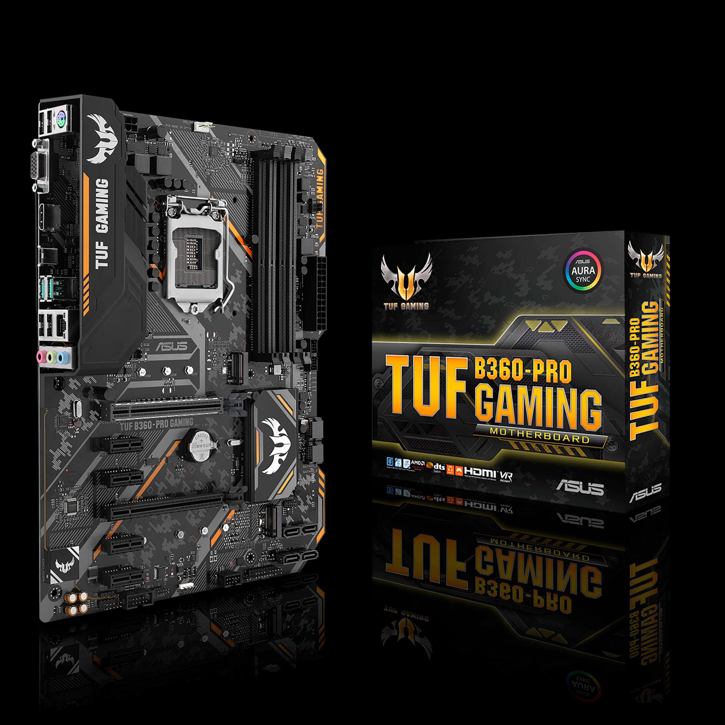 ASUS TUF B360-PRO GAMING Intel® B360 LGA 1151 (Socket H4) ATX (90MB0X00-M0EAY0) thumbnail
