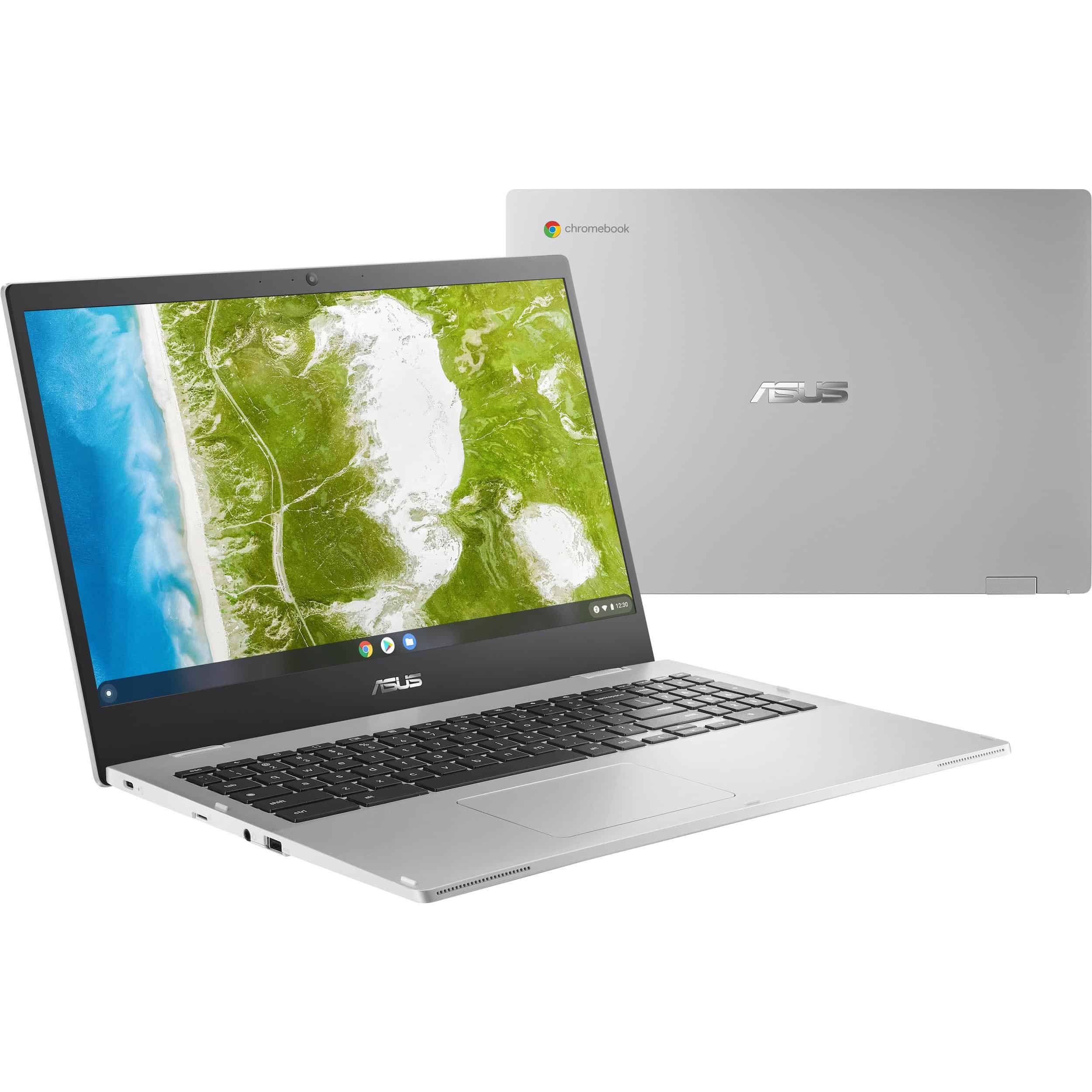 ASUS Chromebook CB1500CKA-NJ0475 Intel® Pentium® Silver N6000 39,6 cm (15.6") Full HD 8 GB LPDDR4x-SDRAM 64 GB eMMC Wi-Fi 6 (802.11ax) ChromeOS Zilver (90NX06W1-M05BW0) thumbnail