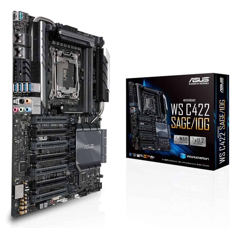 ASUS WS C422 SAGE/10G Intel® C422 LGA 2066 (Socket R4) CEB (90SW00J0-M0EAY0) thumbnail