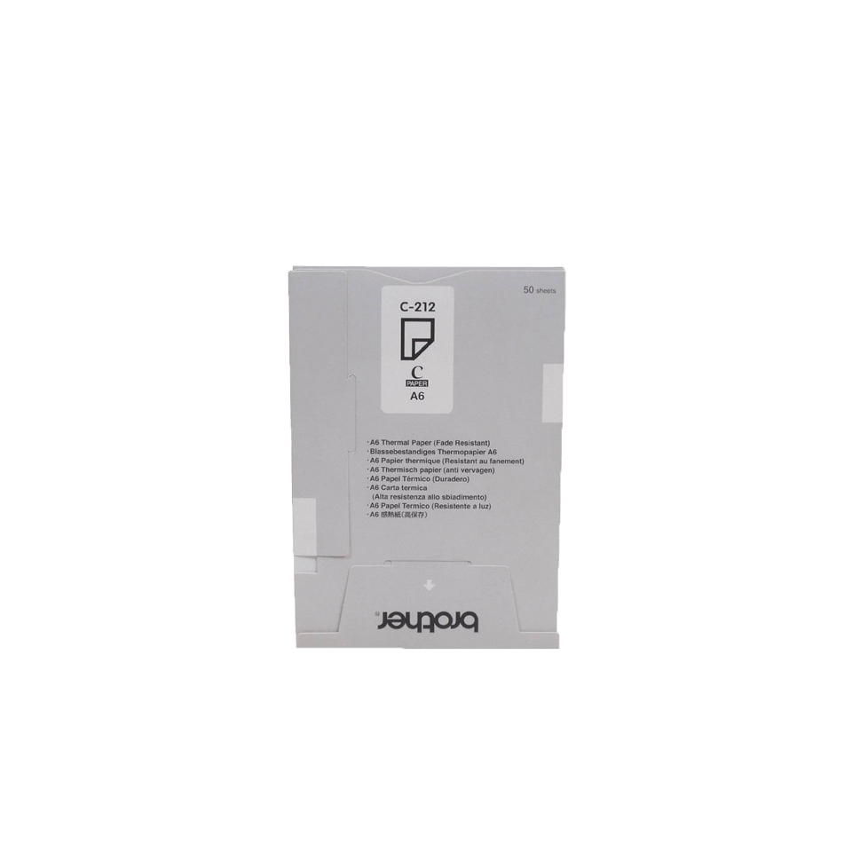 Brother C212S thermal papier A6 (C212S) thumbnail