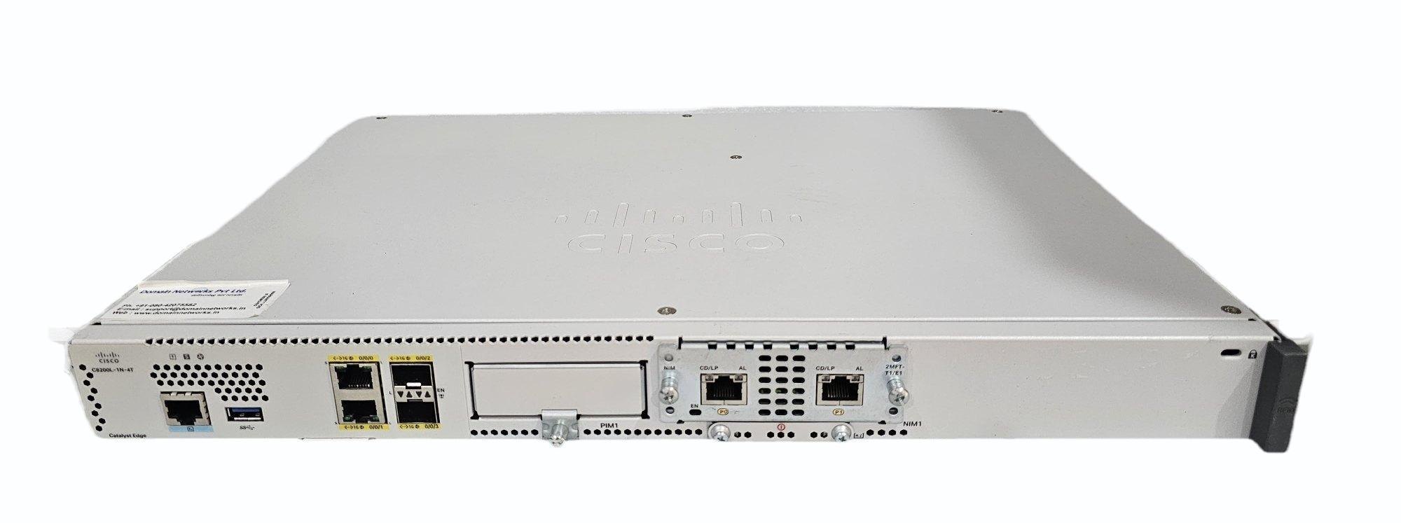 Cisco Stocking/Catalyst 8200L w/1-NIM+4x1G WAN (C8200L-1N-4T) thumbnail