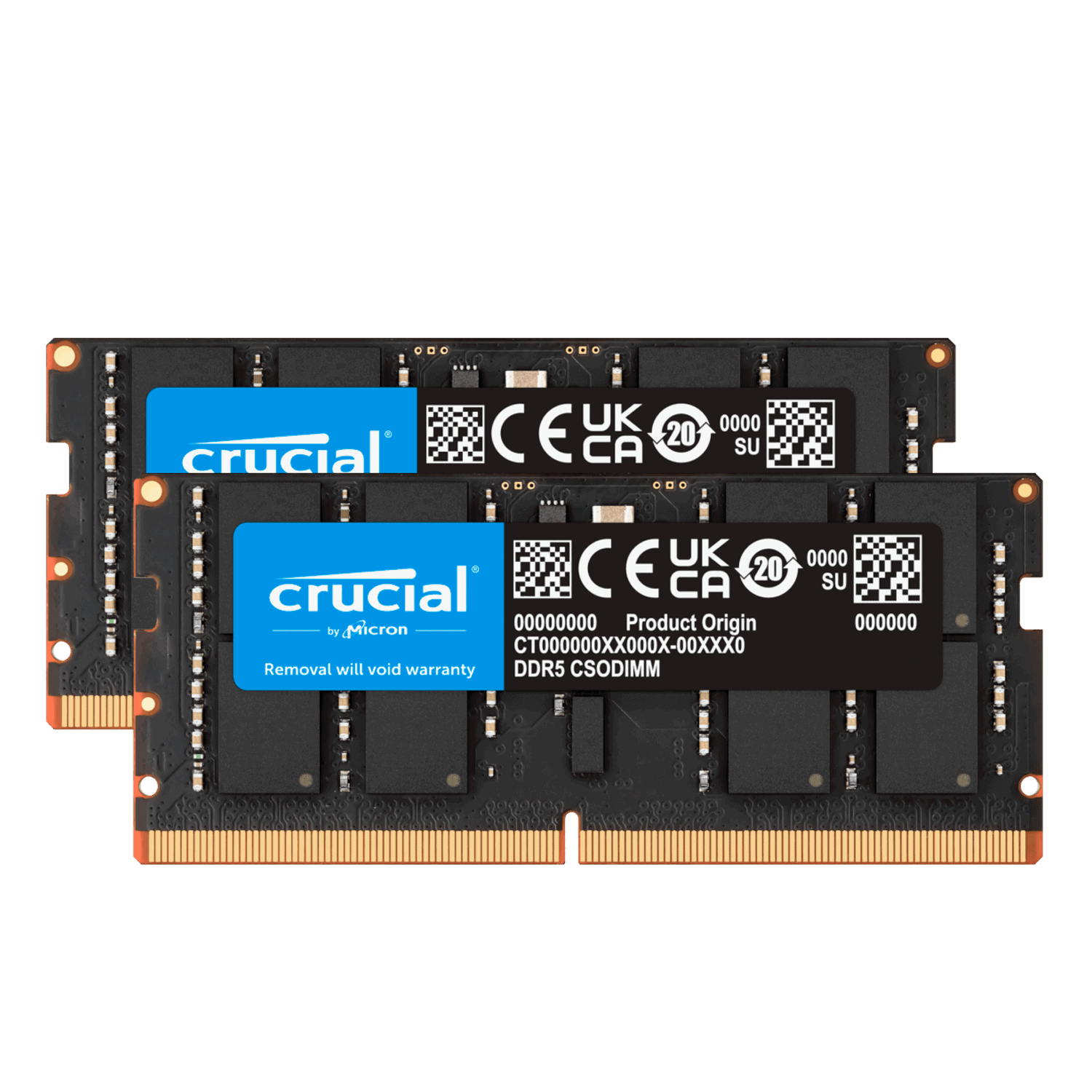 Crucial 128GB SO PC 5600 CL46 KIT (2x64GB) Crucial intern retail (CT2K64G56C46S5) thumbnail