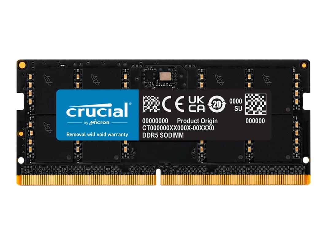 Crucial 32GB DDR5-4800      tray SODIM (CT32G48C40S5T) thumbnail