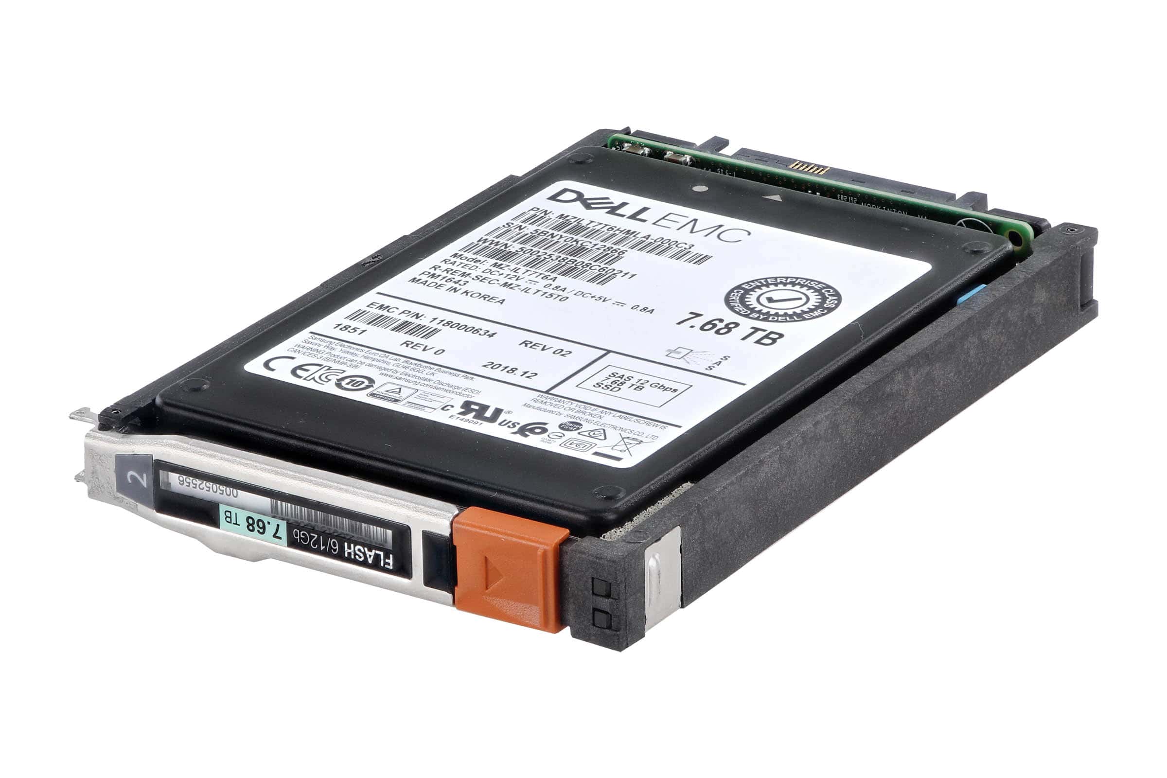 Dell EMC 1.6TB SSD 2.5 SAS 12G RI (005052539-RFB) thumbnail