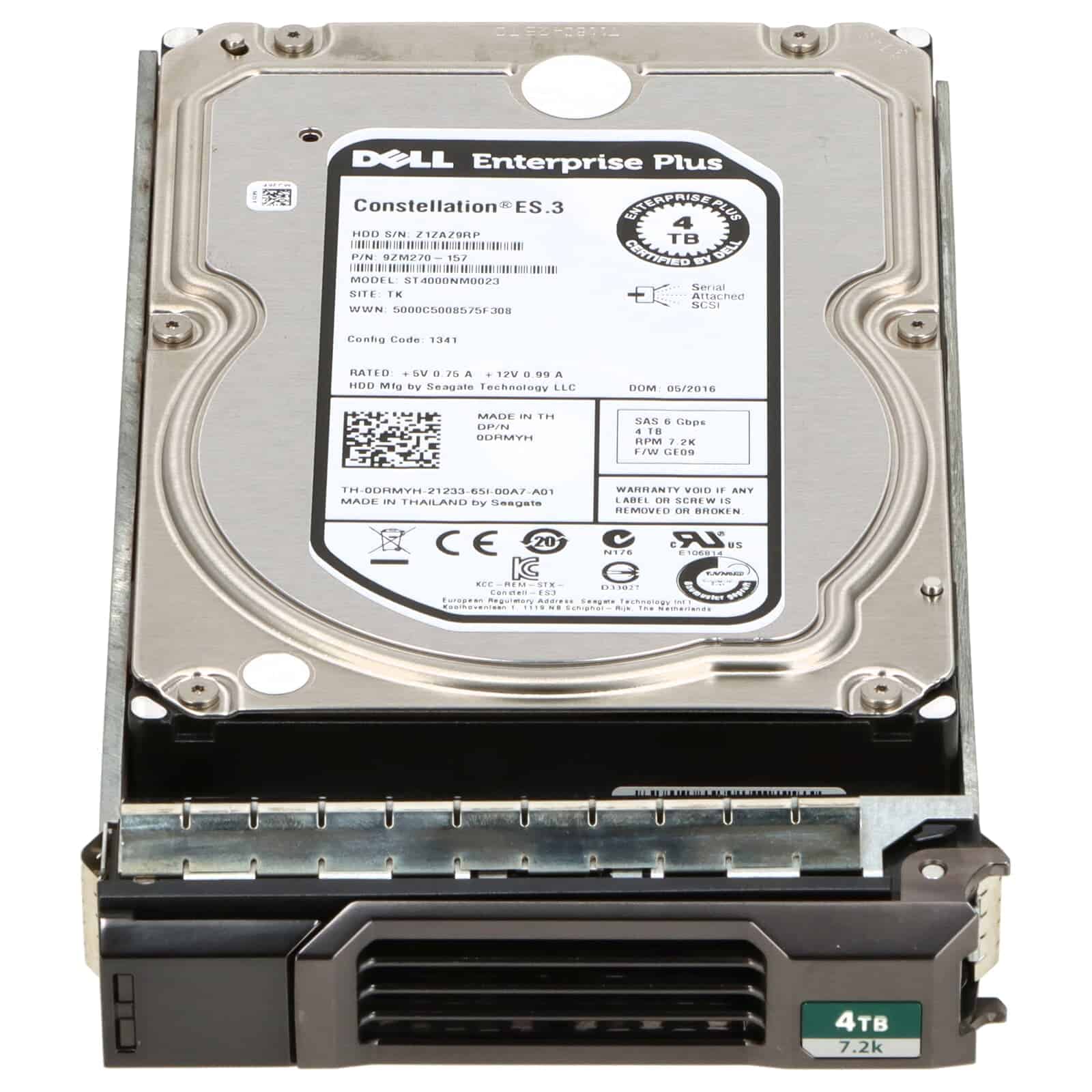 Dell 4TB 7.2K 3.5 SAS 6G EQL (DRMYH-EQL-RFB) thumbnail