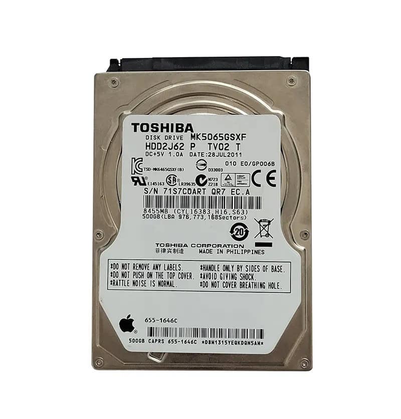 Dell 500GB 5.4 2.5 SATA 3G (MK5065GSXF-RFB) thumbnail