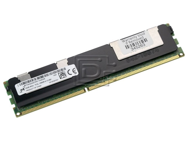 Dell 32GB 4Rx4 PC3L-10600L (MT72KSZS4G72LZ-1G6E-RFB) thumbnail