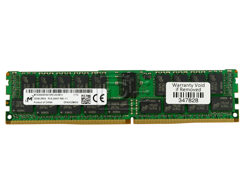 Dell 32GB 2Rx4 PC4-19200T (MTA36ASF4G72PZ-2G3A-RFB) thumbnail