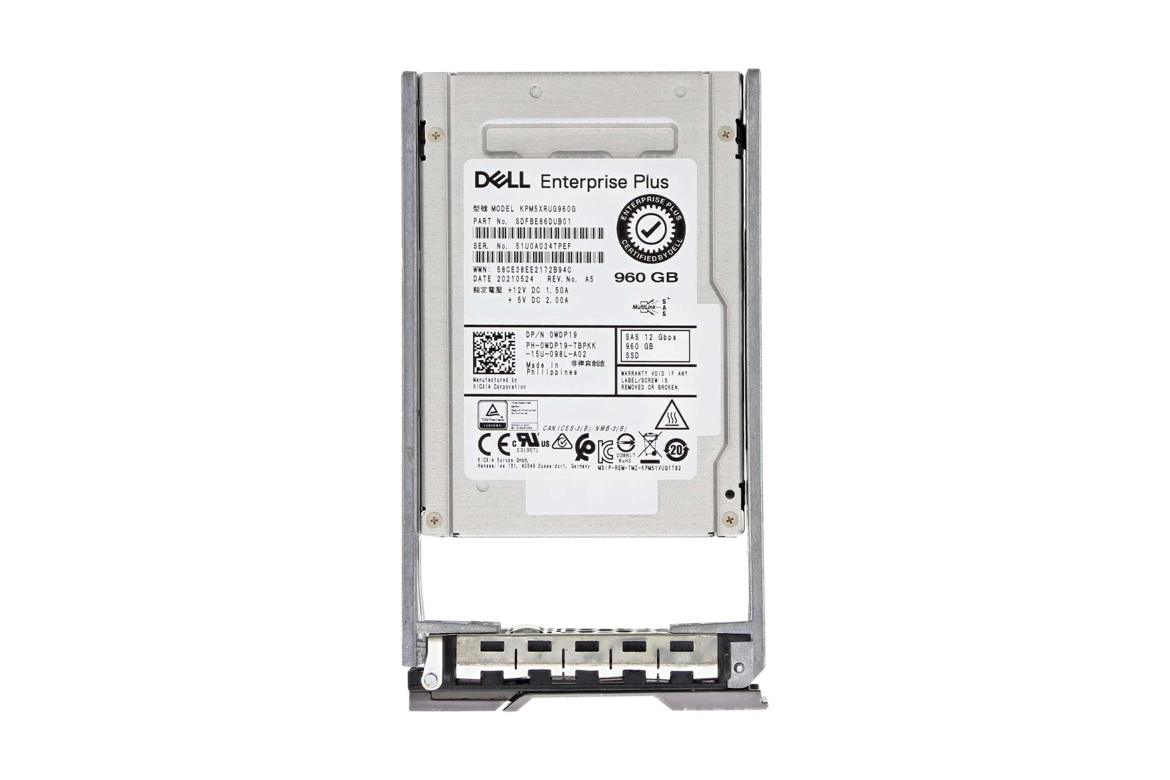 Dell 960GB SSD 2.5 SAS 12G RI (WDP19-COMPELLENT-RFB) thumbnail
