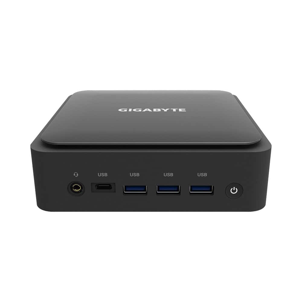 GIGABYTE GB-BEI3H-1220 PC/workstation barebone Zwart i3-1220P 1,8 GHz Ingebouwde luidsprekers (GB-BEI3H-1220) thumbnail