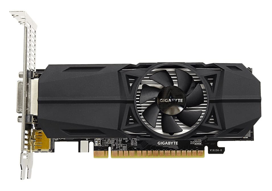 GIGABYTE GeForce GTX 1050 Ti OC Low Profile 4G NVIDIA 4 GB GDDR5 (GV-N105TOC-4GL) thumbnail