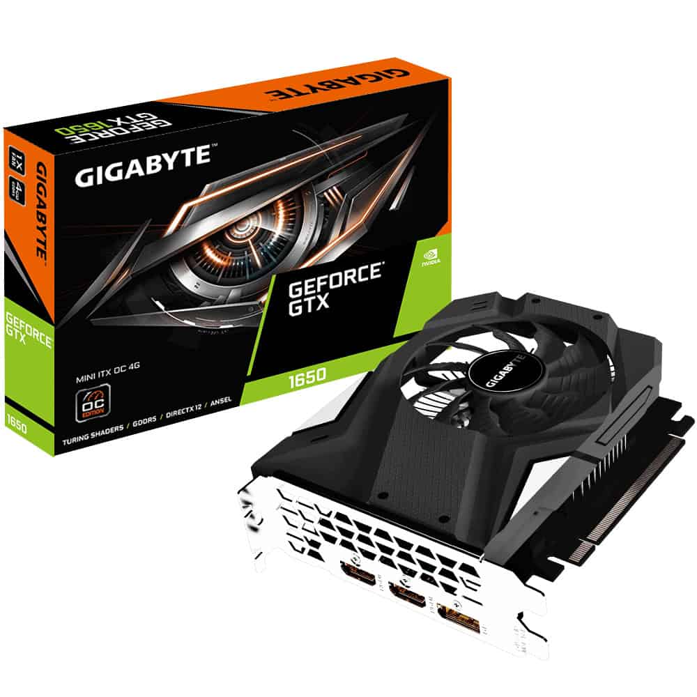 GIGABYTE GeForce GTX 1650 MINI ITX OC 4G (GV-N1650IXOC-4GD) thumbnail