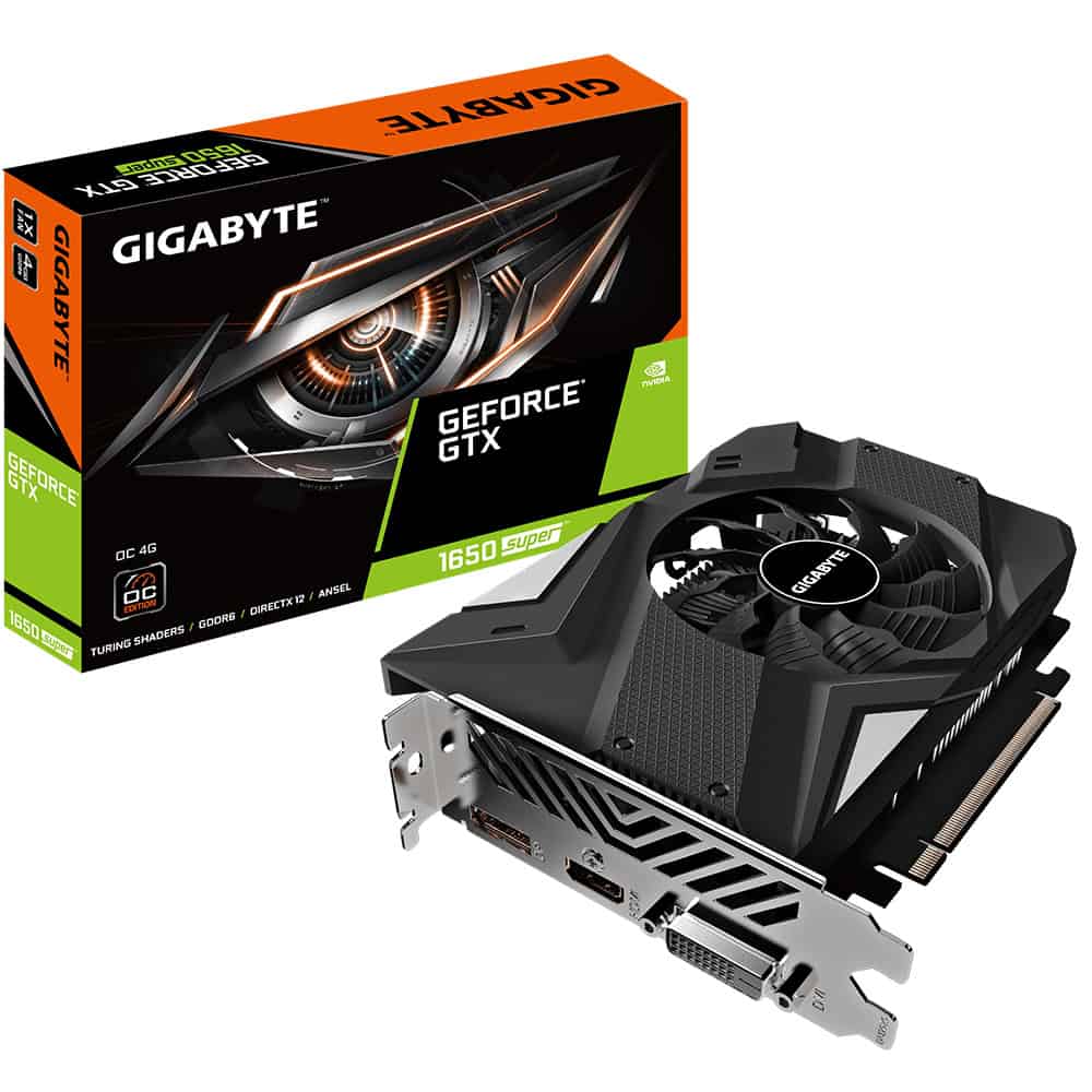 GIGABYTE GV-N165SOC-4GD videokaart NVIDIA GeForce GTX 1650 SUPER 4 GB GDDR6 (GV-N165SOC-4GD) thumbnail
