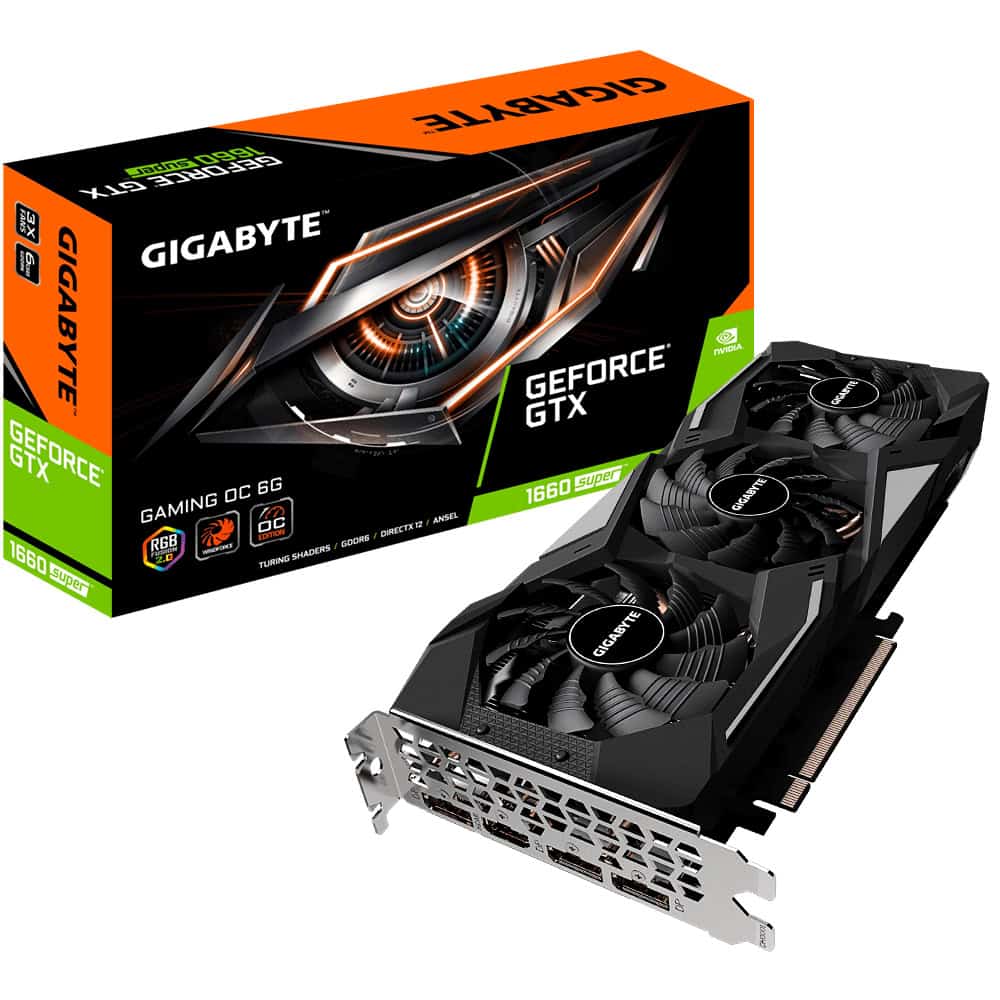 GIGABYTE GAMING GV-N166SGAMING OC-6GD videokaart NVIDIA GeForce GTX 1660 SUPER 6 GB GDDR6 (GV-N166SGAMING OC-6GD) thumbnail