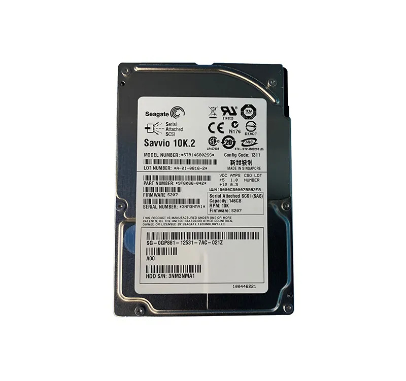 HP 146Gb Sas 10000Rpm 2.5 (453138-001-RFB) thumbnail