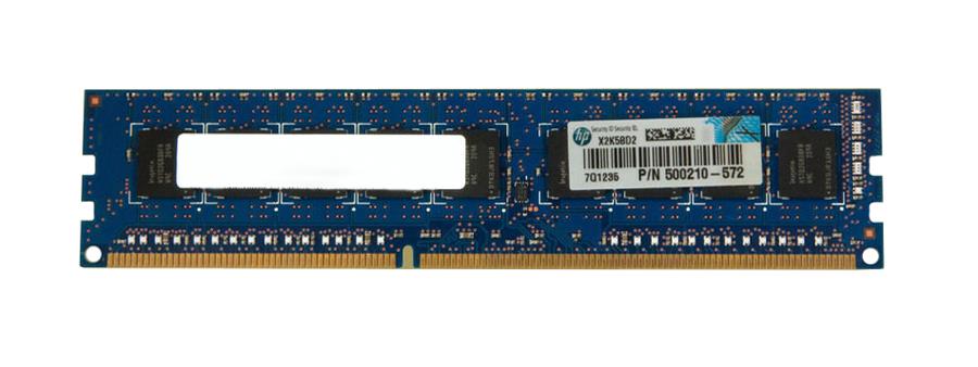 HP 4GB PC3-10600E 2RX8 DIMM (500210-572-RFB) thumbnail