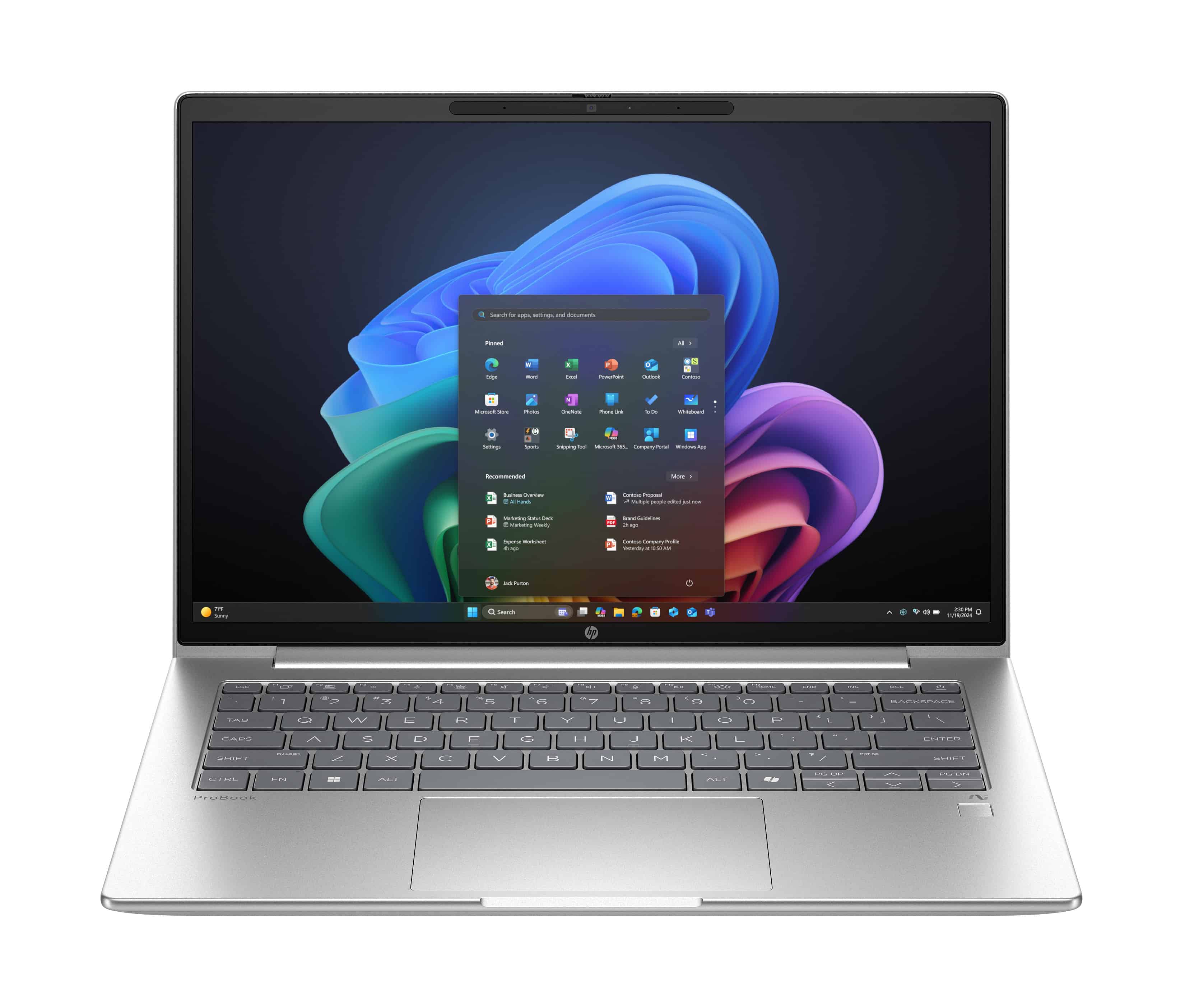HP ProBook 4 PB4G1q14 X126100 14 32GB/512 PC NL Copilot+ PC Snapdragon X1-26-100 Laptop 35,6 cm (14") WUXGA LPDDR5x-SDRAM 512 GB SSD Wi-Fi 7 (802.11be) Windows 11 Pro Zilver (A23QKEA#ABH) thumbnail