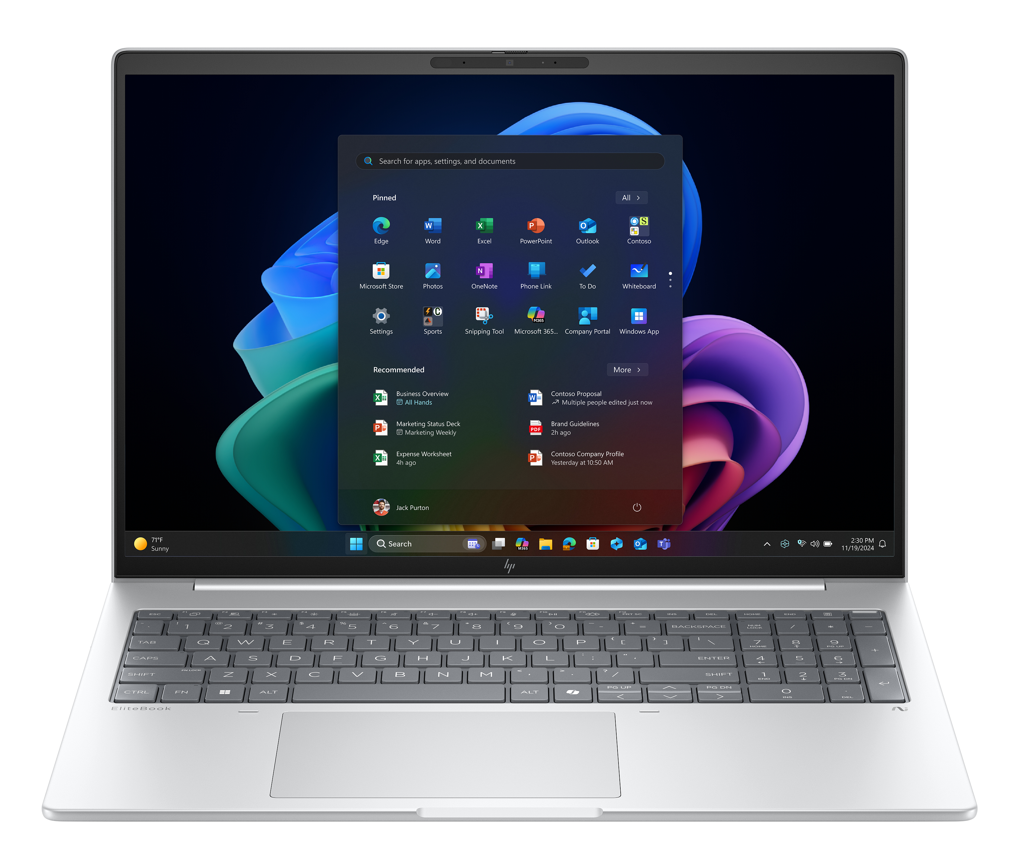 HP EliteBook 8 EB8G1a16AI RAI5340 16 24GB/512 PC NL Copilot+ PC AMD Ryzen AI 5 340 Laptop 40,6 cm (16") WUXGA DDR5-SDRAM 512 GB SSD Wi-Fi 7 (802.11be) Windows 11 Pro Zilver (AD4T3ET#ABH) thumbnail