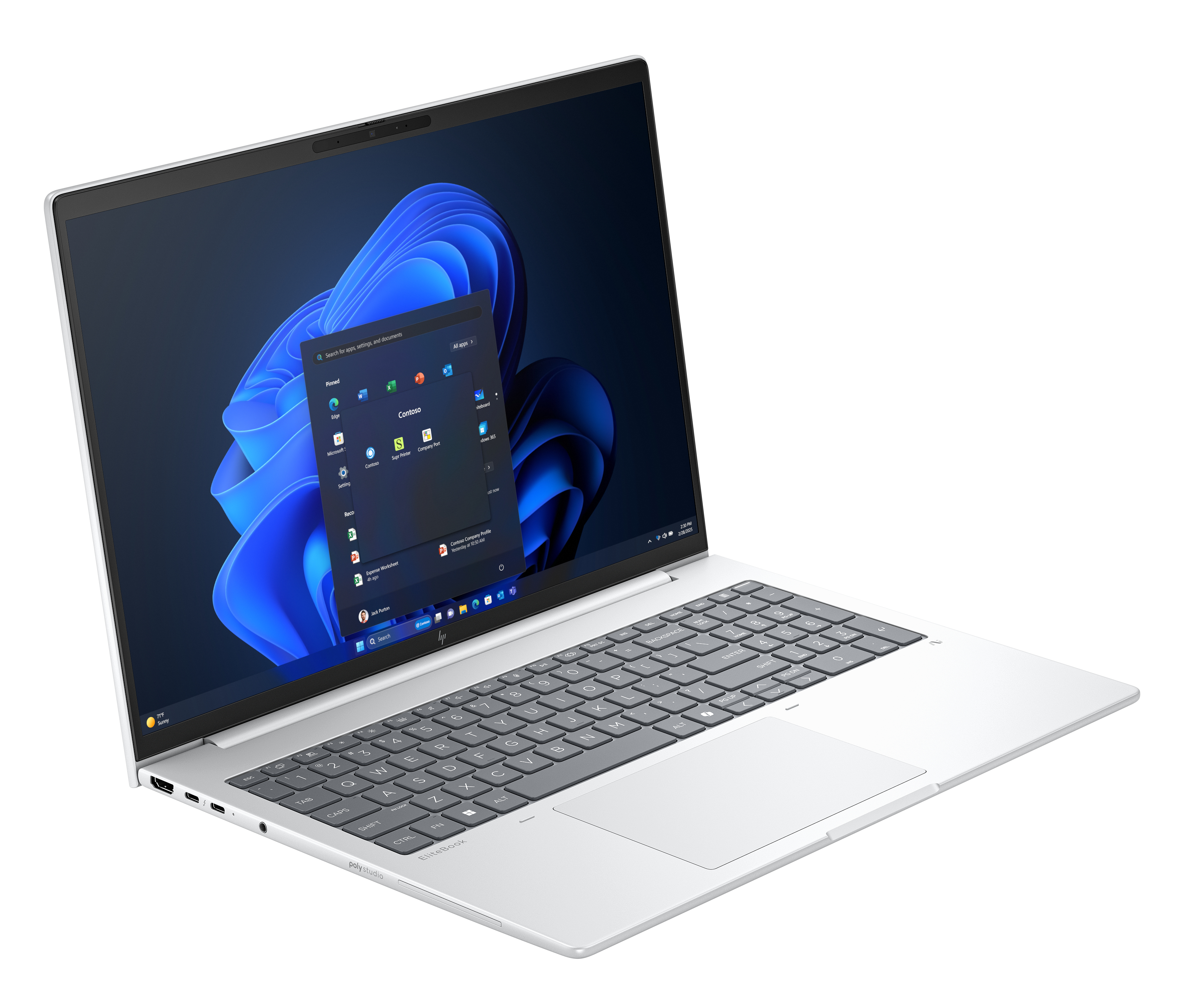 HP EliteBook 8 EB8G1i16 U5 225U 16 24GB/512 PC NL Intel Core Ultra 5 Laptop 40,6 cm (16") WUXGA DDR5-SDRAM 512 GB SSD Wi-Fi 7 (802.11be) Windows 11 Pro AI PC Zilver (AD4W4ET#ABH) thumbnail