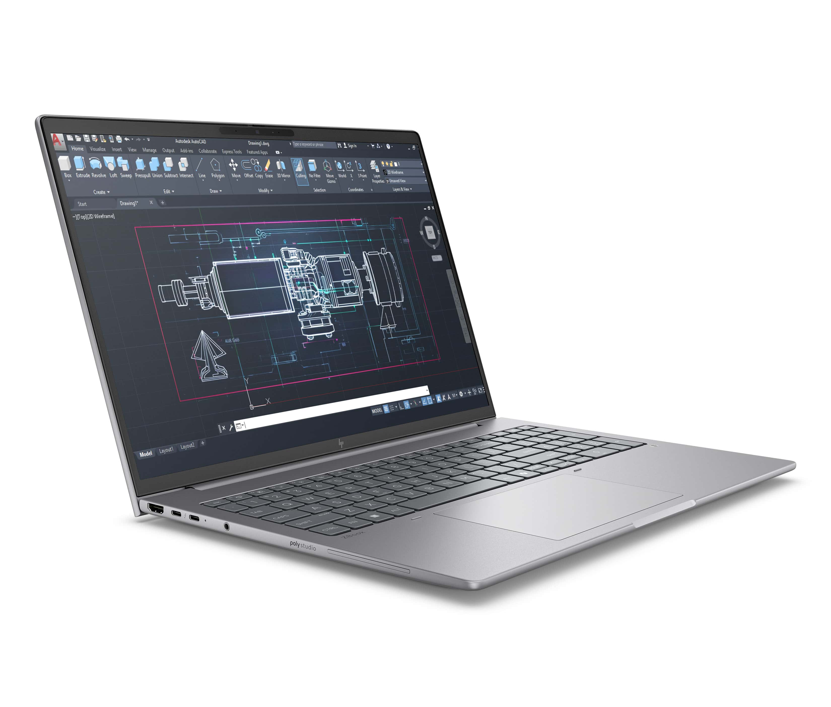 HP ZBook 8 ZB8G1i16 U7 255H 16 32GB/1T PC Intel Core Ultra 7 Mobiel werkstation 40,6 cm (16") 2.5K DDR5-SDRAM 1 TB SSD NVIDIA RTX 500 Ada Wi-Fi 7 (802.11be) Windows 11 Pro AI Workstation, AI PC Zilver (C4DP6EA#ABH) thumbnail