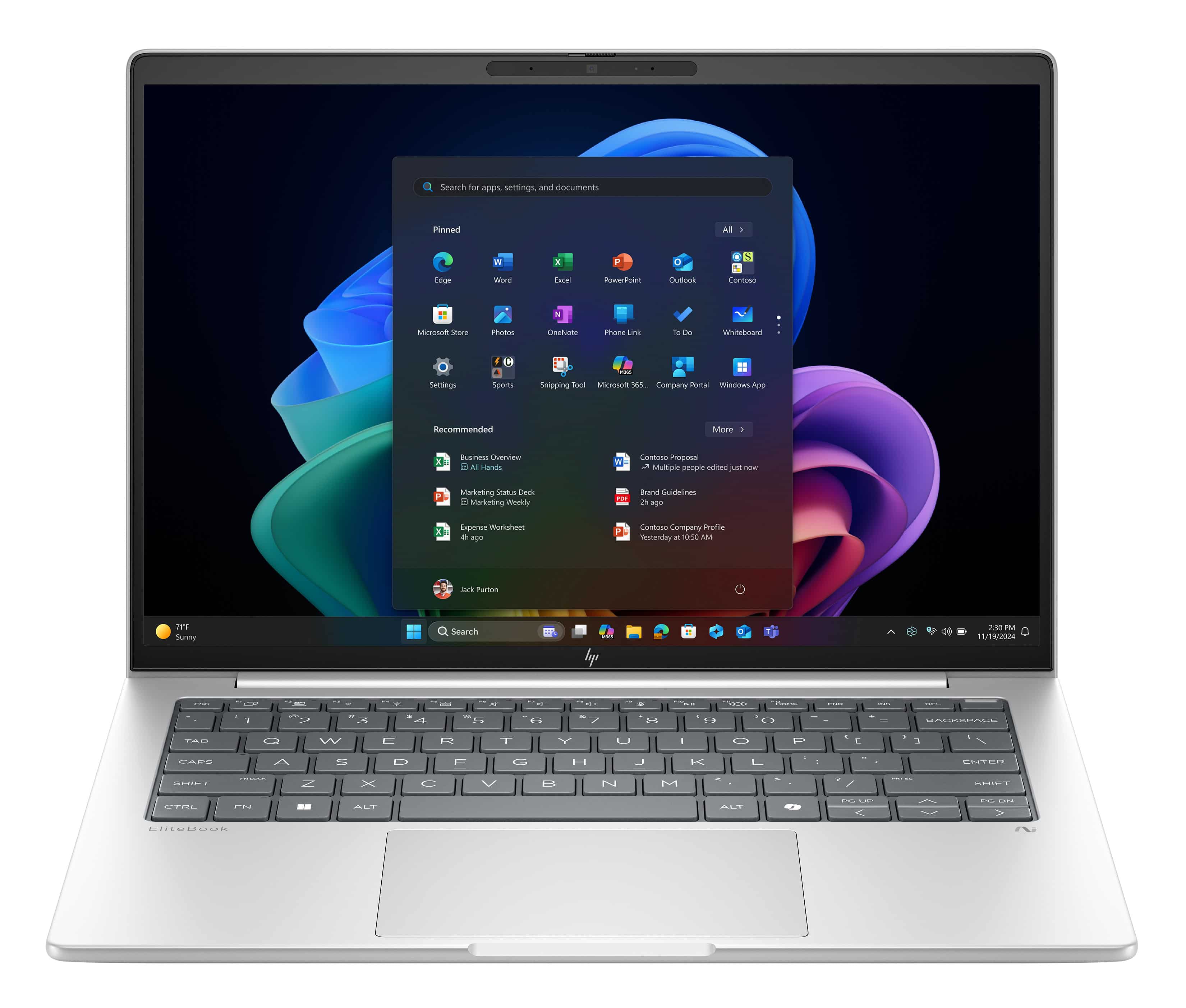 HP EB8G1i16 U7 258V 16 32GB/1T LTE5G PC Copilot+ PC Intel Core Ultra 7 40,6 cm (16) WUXGA LPDDR5x-SDRAM Wi-Fi 7 (802.11be) Windows 11 Pro Zilver (CQ0C2EA#ABH) thumbnail