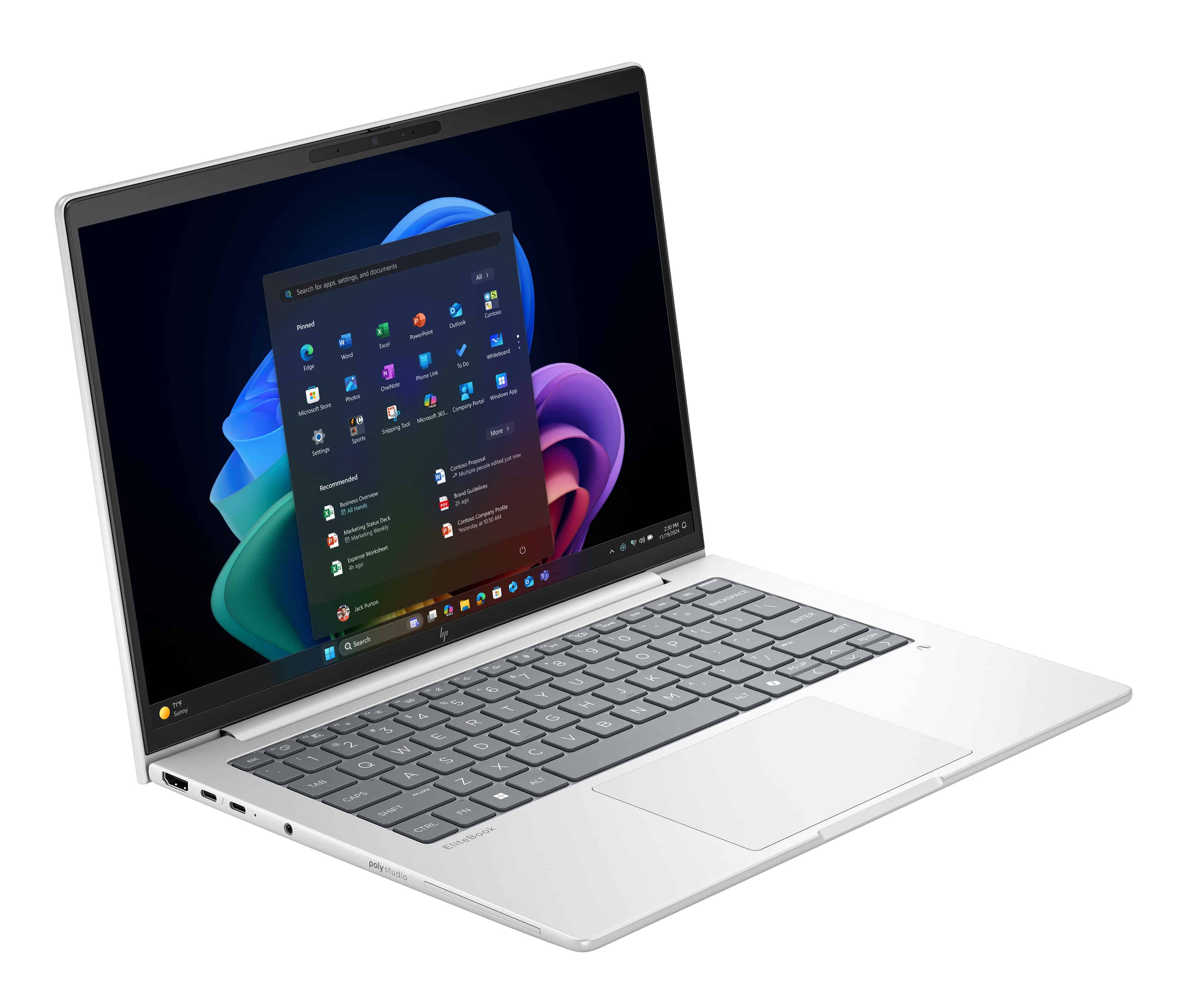 HP EB8G1i14 U7 258V 14 32GB/1T LTE5G PC Copilot+ PC Intel Core Ultra 7 35,6 cm (14") WUXGA LPDDR5x-SDRAM Wi-Fi 7 (802.11be) Windows 11 Pro Zilver (CQ0C3EA#ABH) thumbnail