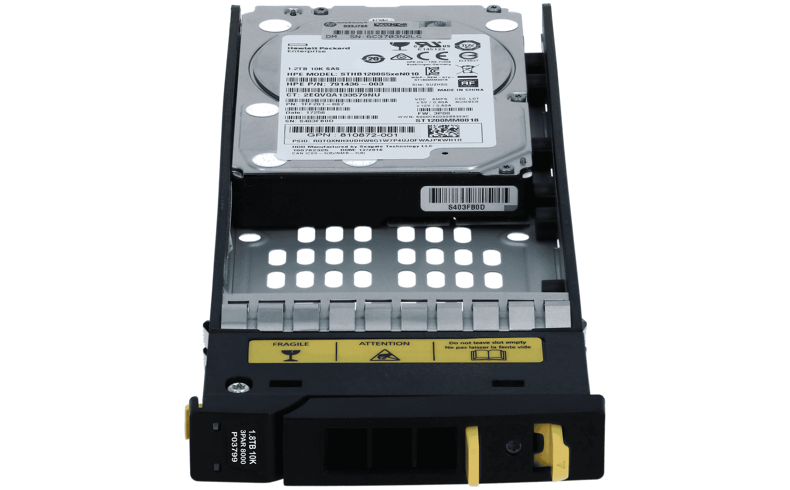 HPE 3PAR 8K 600GB+SW 10K SFF Reman HDD (K2P99BR) thumbnail