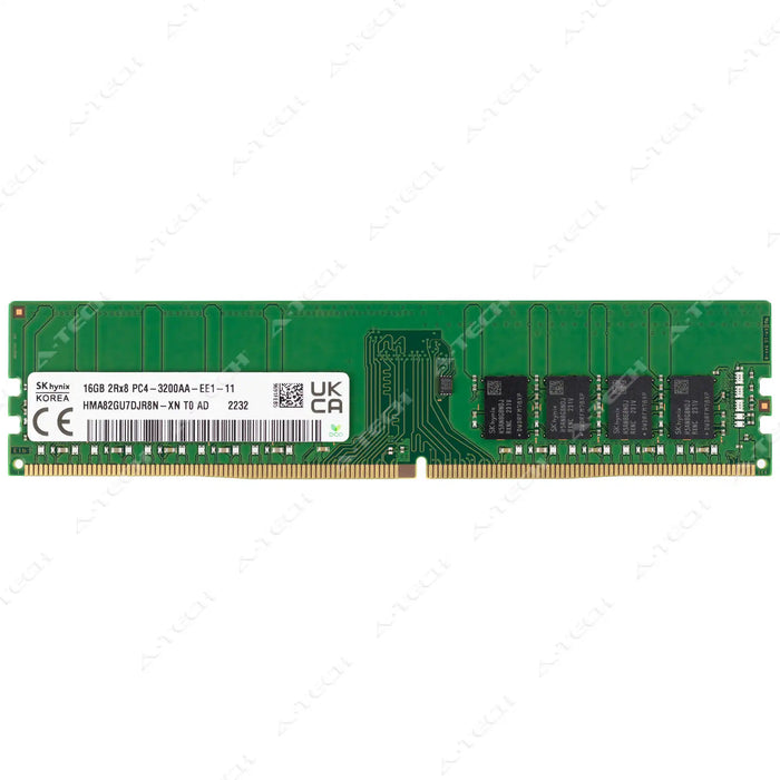 HYNIX 16GB (1*16GB) 2RX8 PC4-23400Y-E DDR4-2933MHZ ECC UDIMM (HMA82GU7DJR8N-WM) thumbnail
