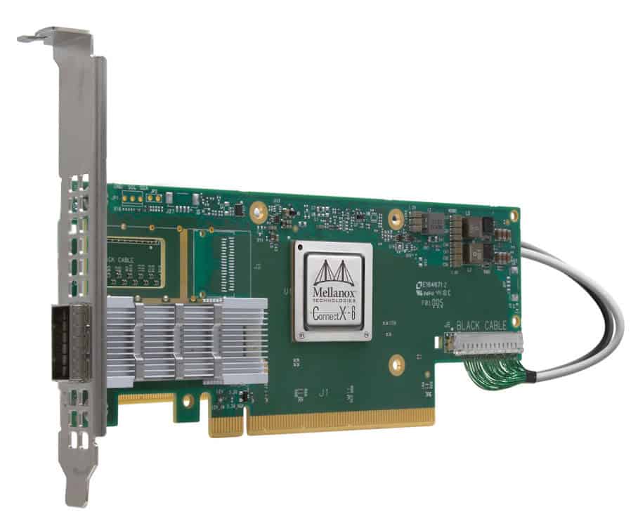 Lenovo ThinkSystem Mellanox ConnectX-6 HDR/200GbE QSFP56 1-port PCIe 4 VPI interfacekaart/-adapter Intern (4C57A15326) thumbnail