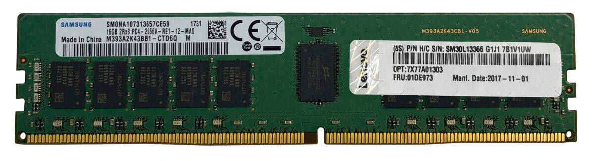 Lenovo 4X77A85855 geheugenmodule 16 GB 1 x 16 GB DDR4 288-pin DIMM (4X77A85855) thumbnail
