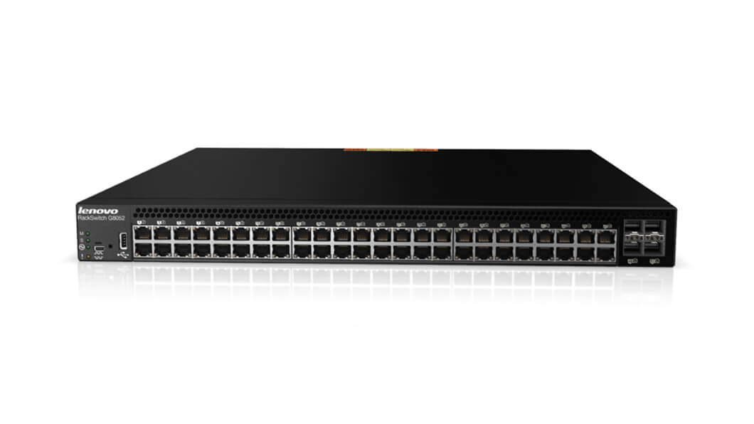 Lenovo G8052 Managed L2/L3 Gigabit Ethernet (10/100/1000) 1U Zwart (7159G52) thumbnail