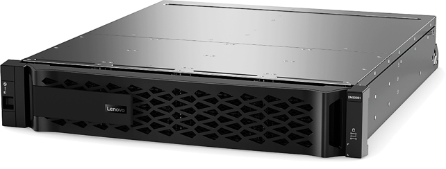 Lenovo ThinkSystem DM3000H disk array 96 TB Rack (2U) Zwart, Metallic (7Y421004EA) thumbnail
