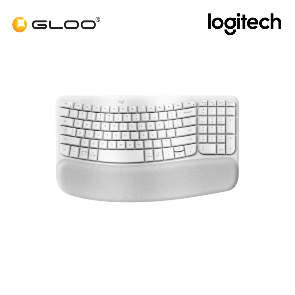 Logitech Wave Keys Wireless Ergo KBD GRAPHITE FR (920-012286) thumbnail
