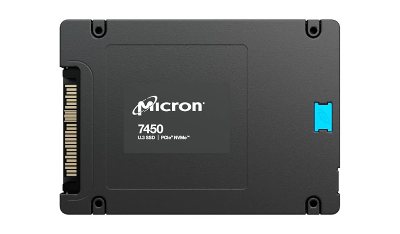 Micron 7450 MAX 12800GB NVMe U.3 15m SSD (MTFDKCC12T8TFS-1BC15ABYYR) thumbnail