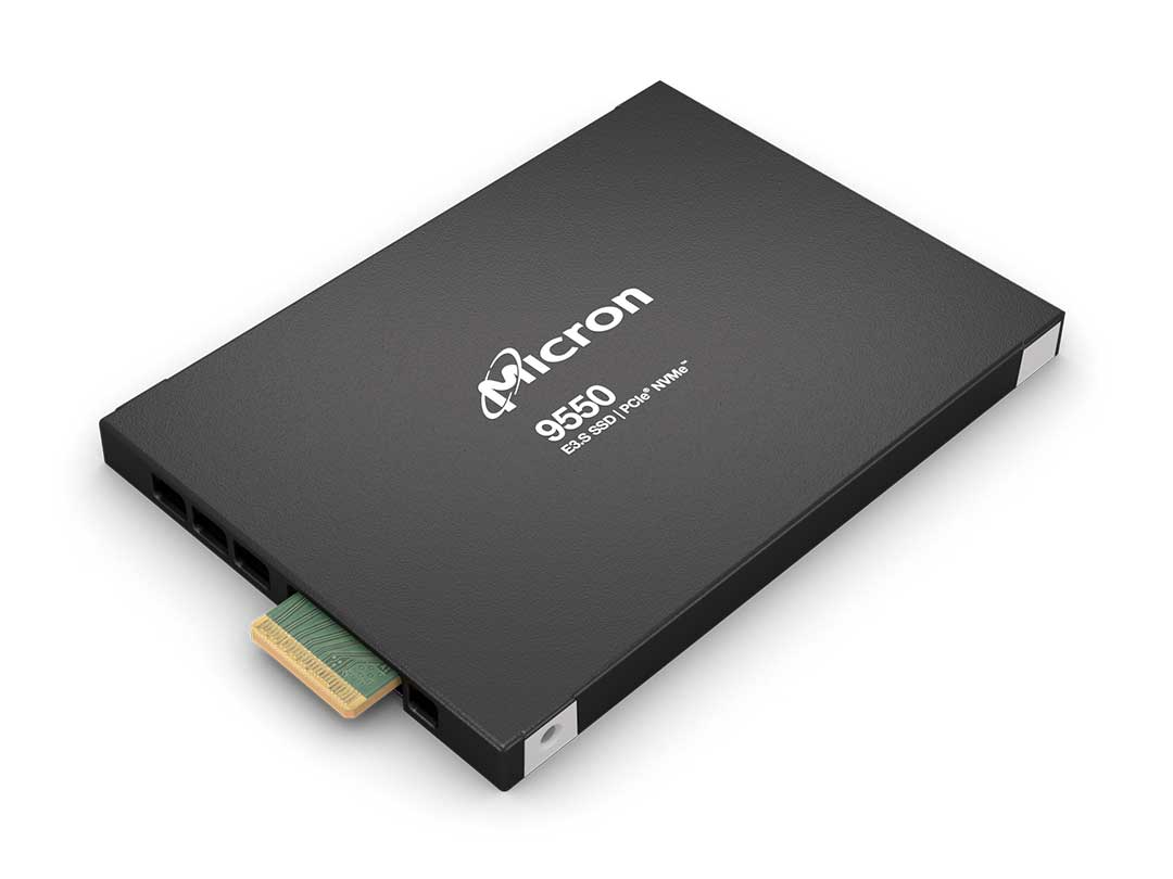 Micron 9550 MAX 6400GB NVMe E3.S SSD (MTFDLBQ6T4THB-1BK1DABYYR) thumbnail