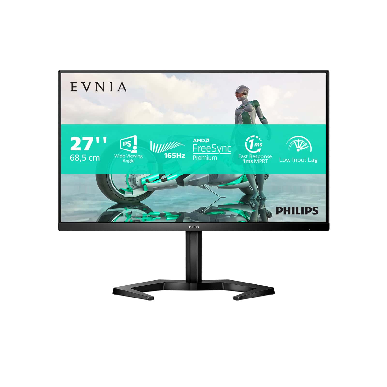 Philips Momentum 27M1N3200ZA/00 computer monitor 68,6 cm (27) 1920 x 1080 Pixels Full HD LED Zwart (27M1N3200ZA/00) thumbnail