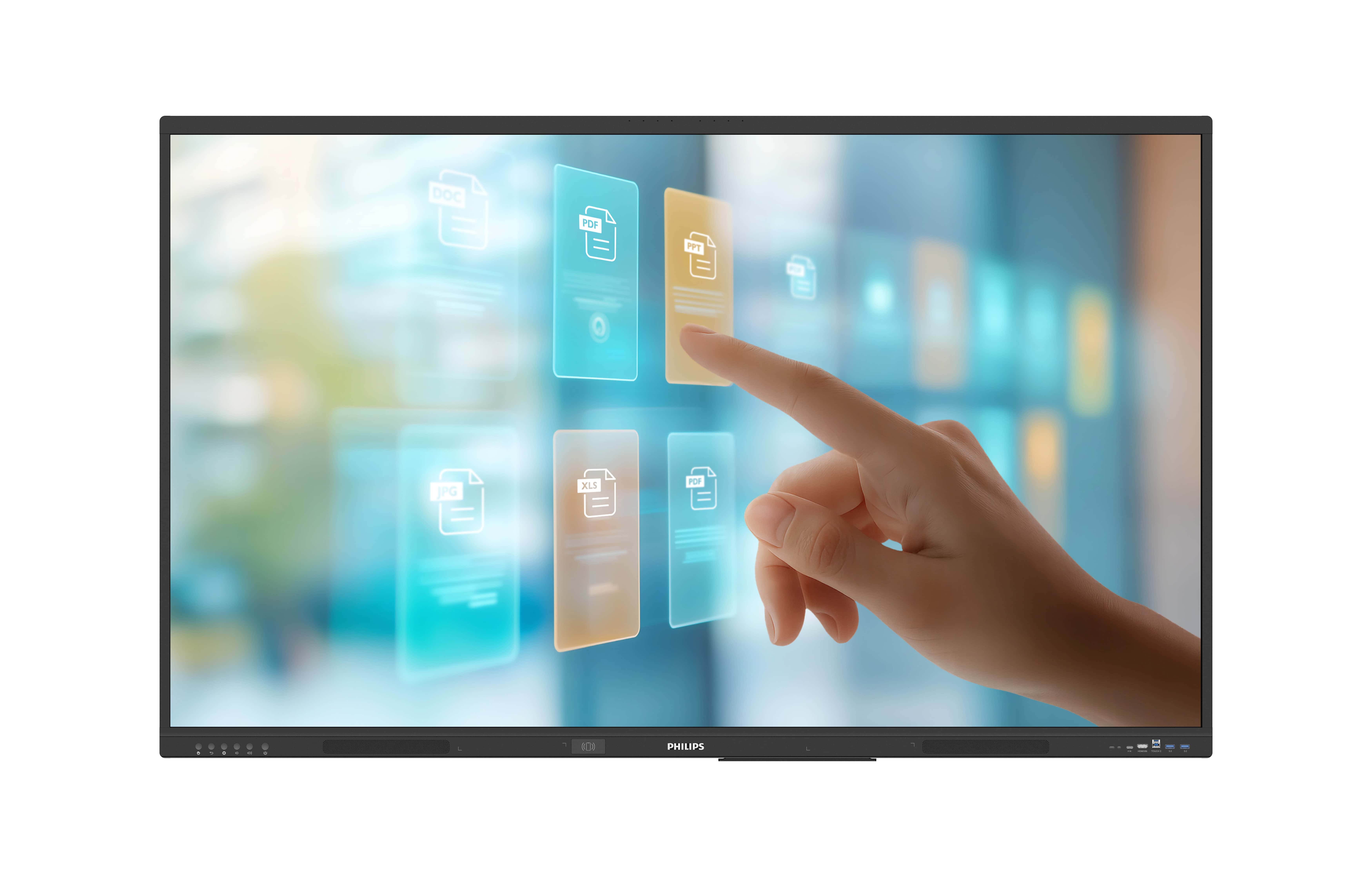 Philips 65BDL4252E Interactief flatscreen 165,1 cm (65") LCD Wifi 400 cd/m² 4K Ultra HD Zwart Touchscreen Type processor Android 14 18/7 (65BDL4252E/00) thumbnail