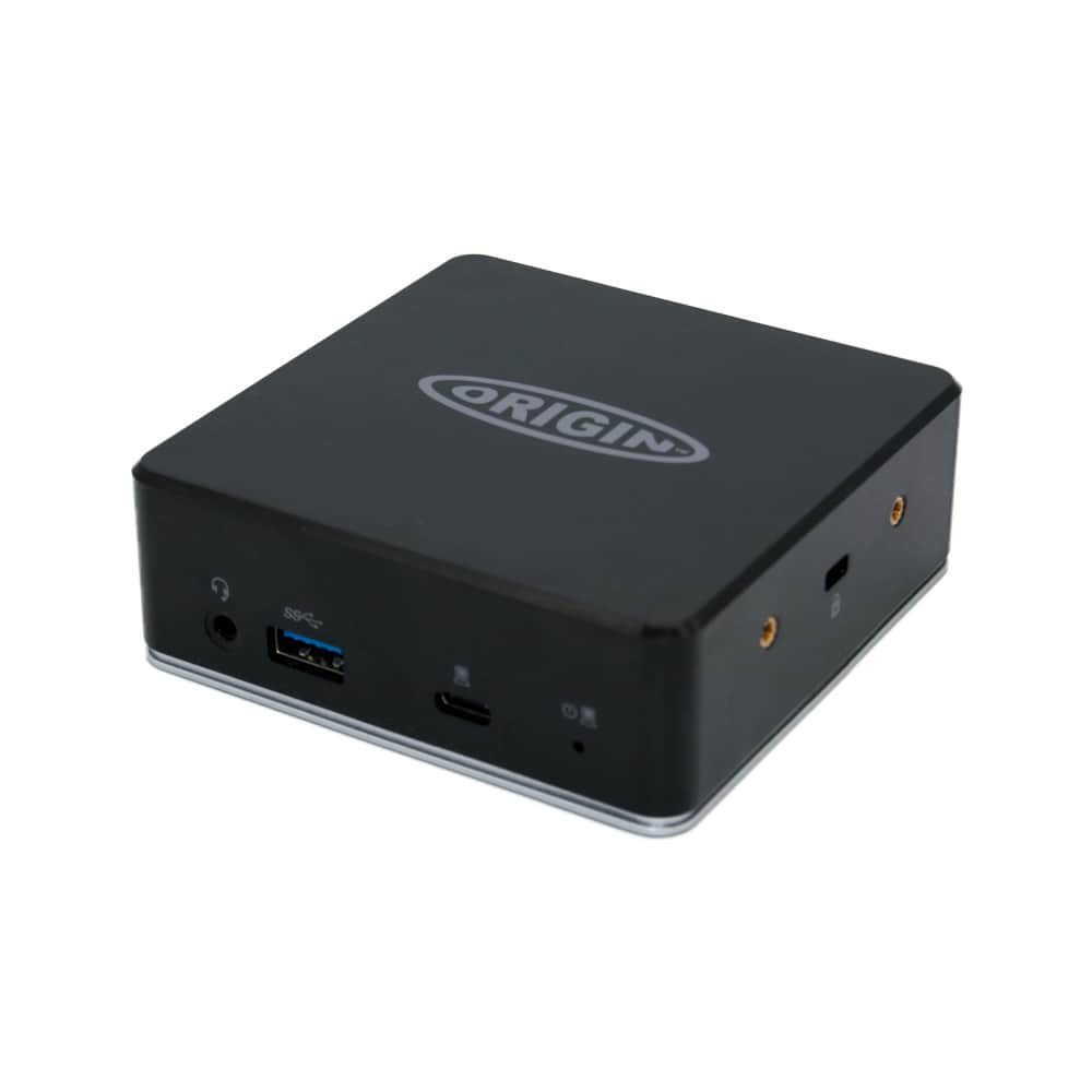 Origin Storage USB-C/A Docking Station with 85w PD including USB-C to Cable - EU Power USB 3.2 Gen 1 (3.1 Gen 1) Type-A + Type-C Zwart (OSDOCK-MMUSBCA/EU) thumbnail