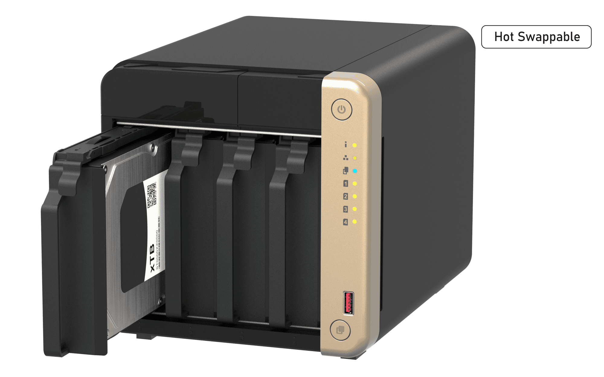 QNAP K/TS-464-8G+4xToshiba 6Tb HDD (K/TS-464-8G+4XMN10ADA600S) thumbnail