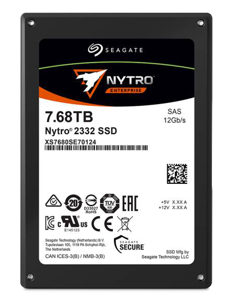 Seagate Nytro 2332 7,68 TB 2.5 SAS 3D eTLC (XS7680SE70124) thumbnail