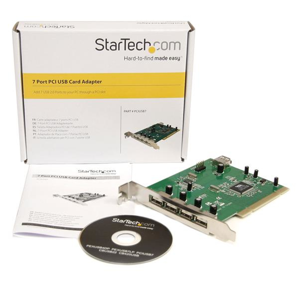 StarTech.com 7-poort PCI USB Adapter (PCIUSB7) thumbnail